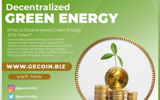 Green Energy, Crypto Currencies, GE COIN,